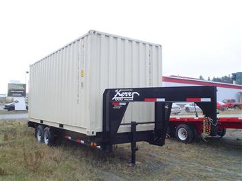 Kerr Trailers has designed a container chassis for light transport.