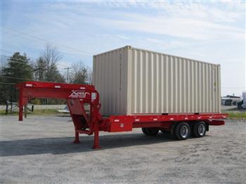 Sliding axle trailers to move sea containers